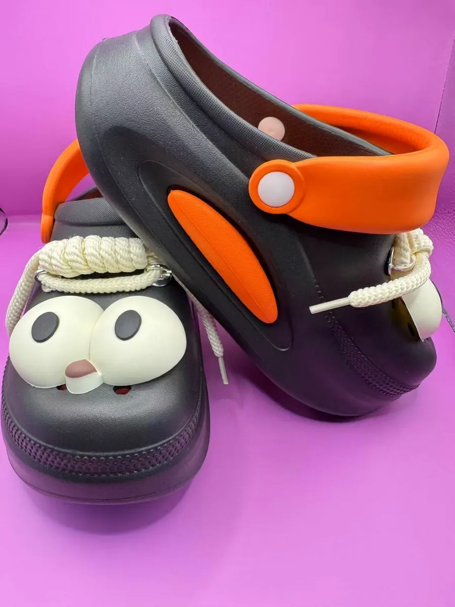 Funny Eyes Cartoon Clogs - Image 4