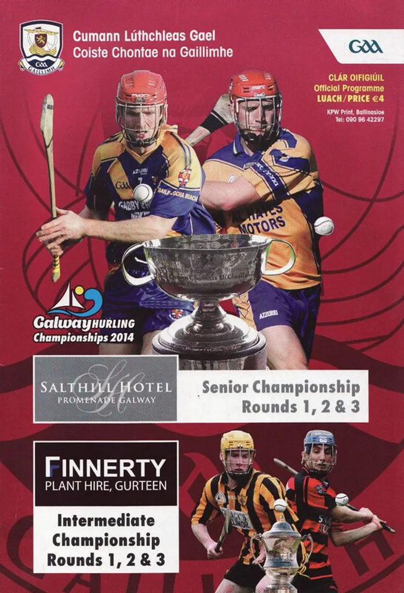 2014 Galway Hurling Championship - Senior & Intermediate Group Games Programme