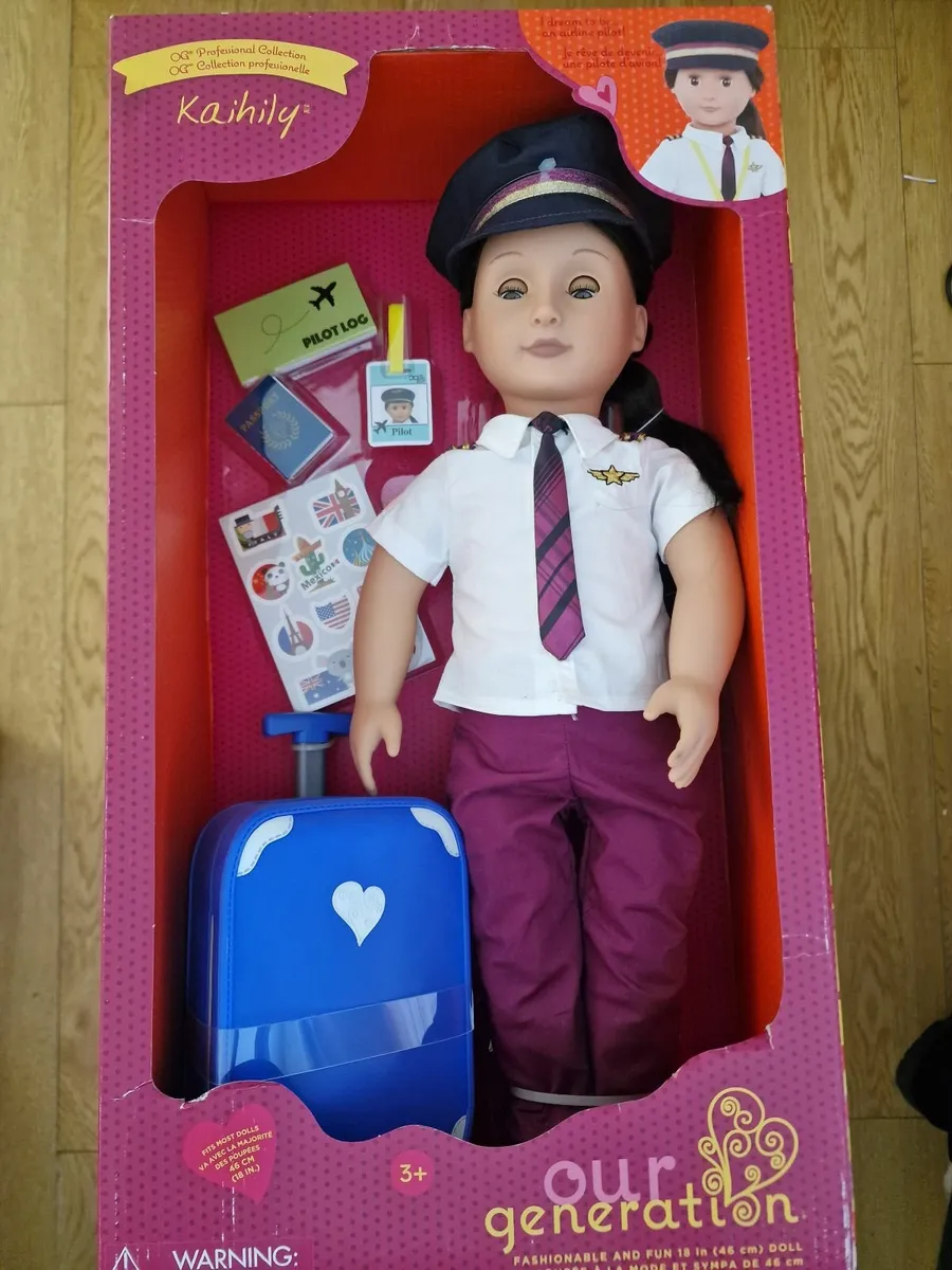 Our Generation Kaihily Professional Pilot Doll - Image 1