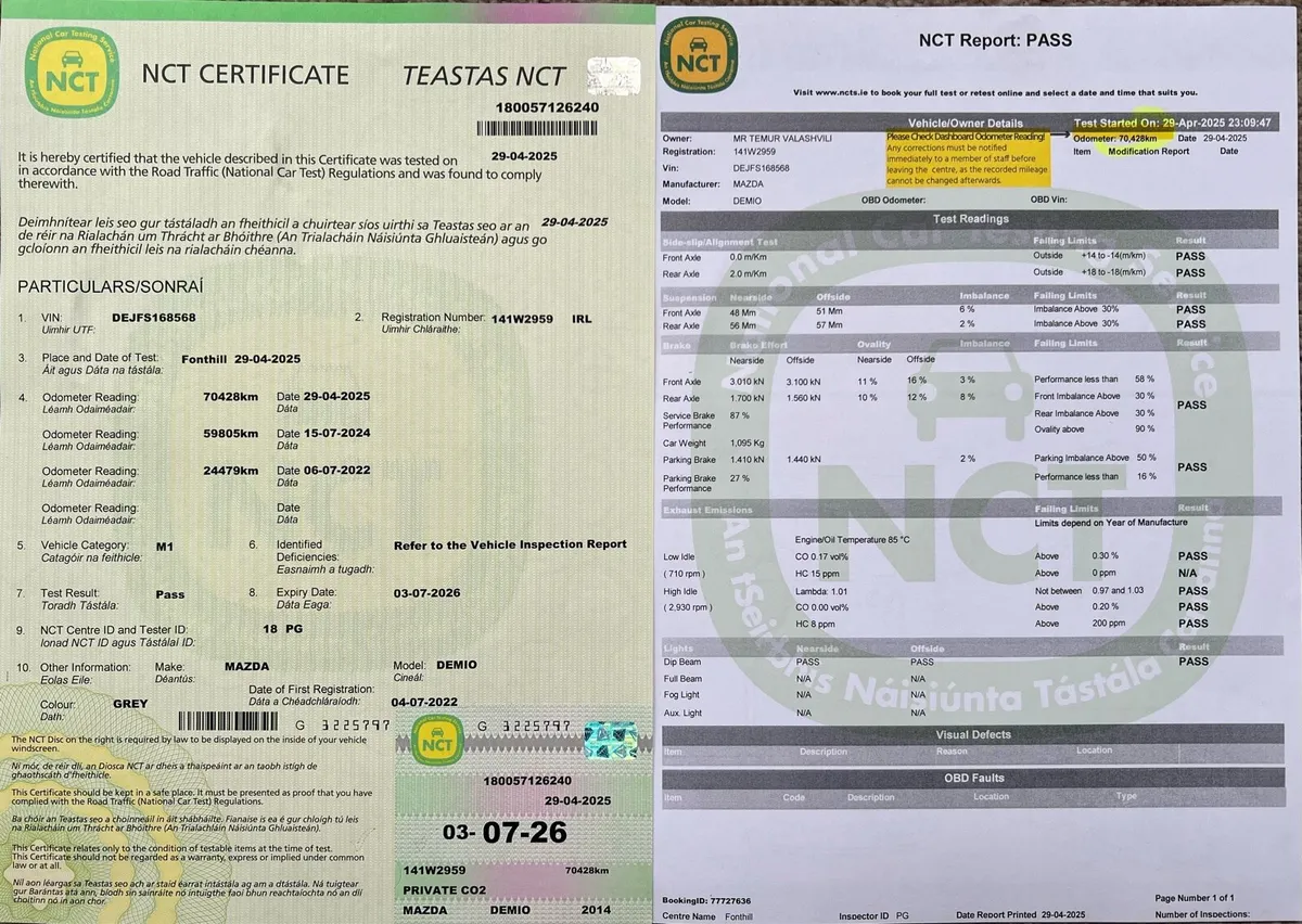 Mazda 2/Demio Auto NCT 03/07/26 & TAX 30/06/25 - Image 1
