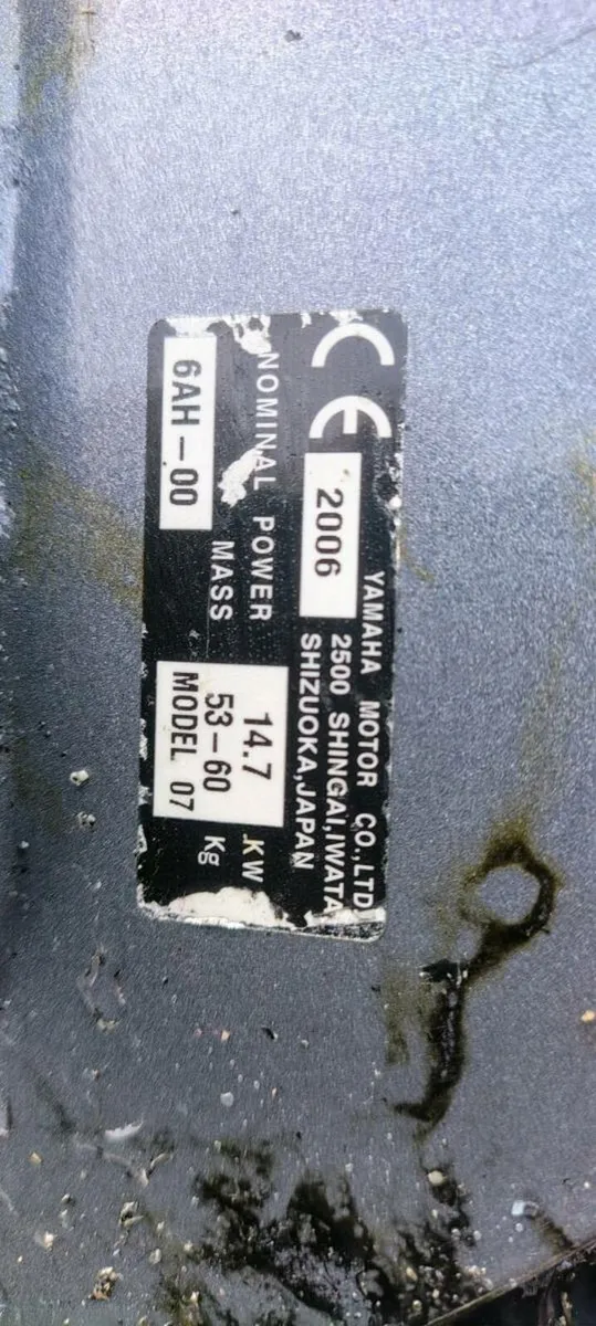 Yamaha 20hp 4 stroke for parts - Image 4