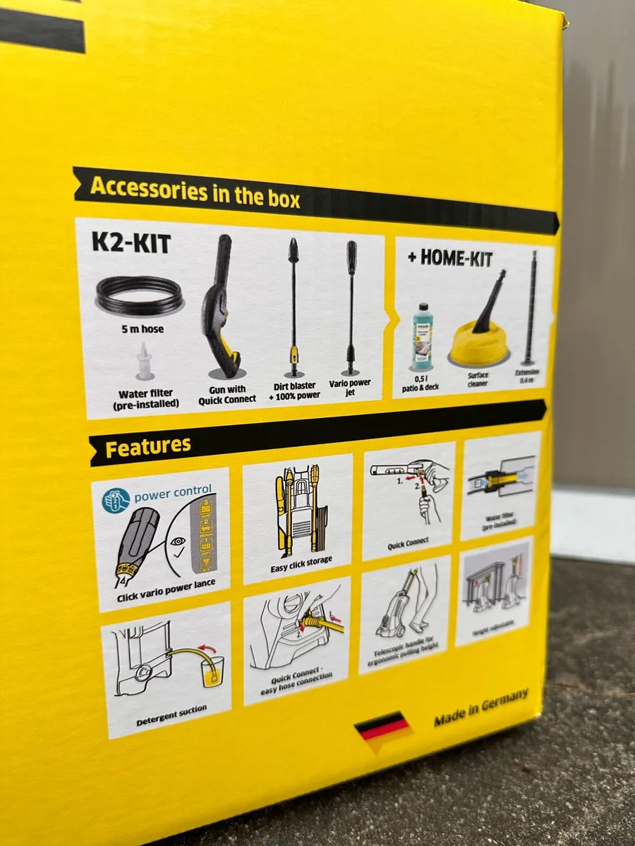 Kärcher K2 KIT - BRAND NEW - SEALED - Image 3