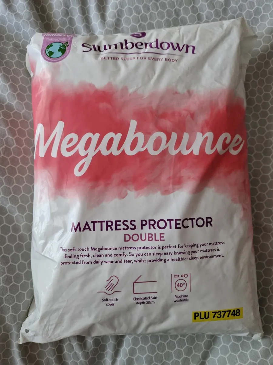 Double Mattress protector 135x190cm - Image 1