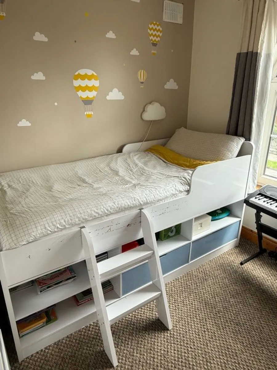 Mid-sleeper white / blue - Image 1