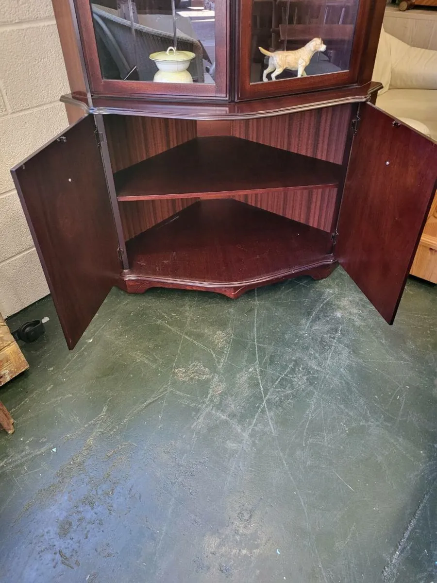 Large Mahogany Double Corner unit - Image 3