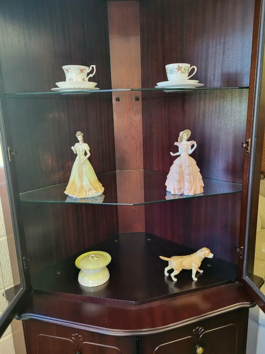 Large Mahogany Double Corner unit - Image 4