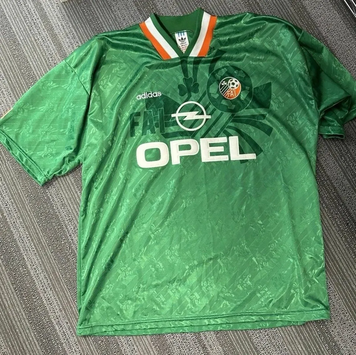 Ireland Jersey Men's Size XL 46-48 OPEL 1994 Footb - Image 1