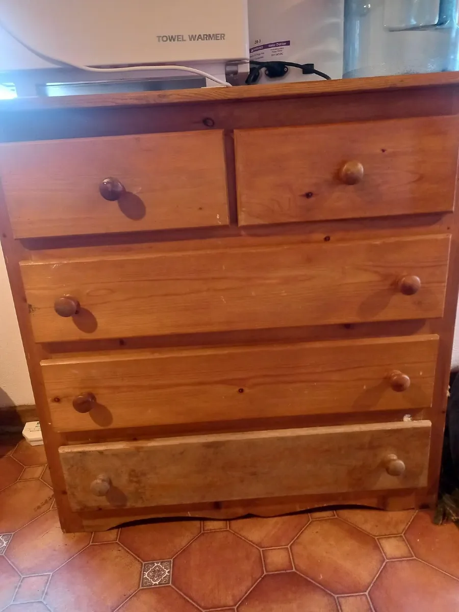 pine handmade chest of drawers