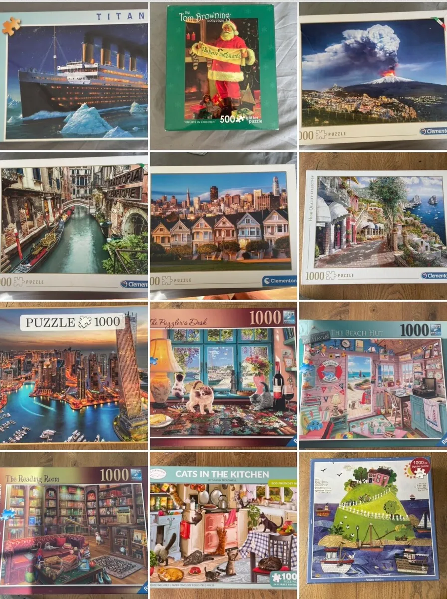 Large jigsaw puzzle collection - Image 4