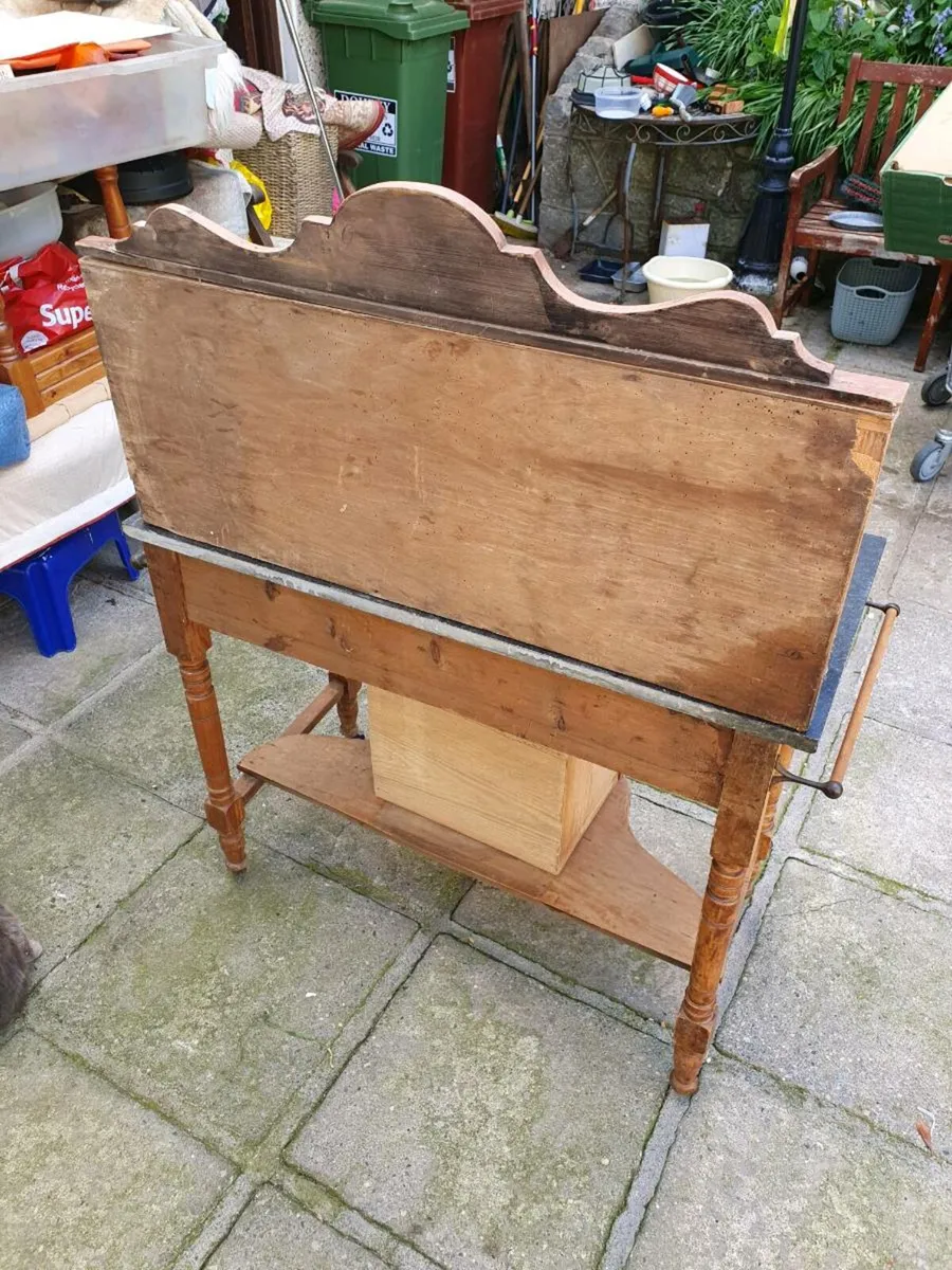 Antique  marble  top washstand - Image 2