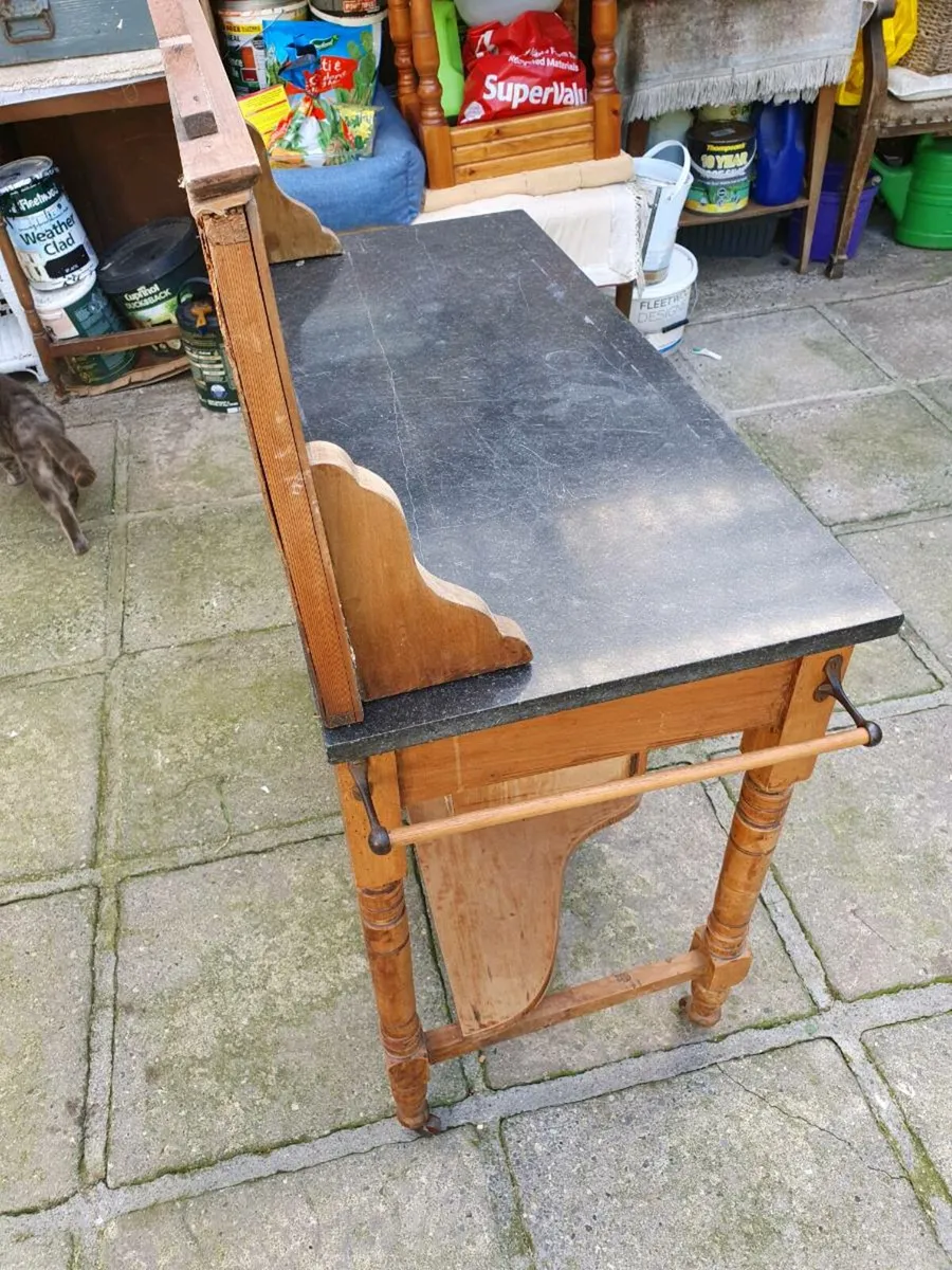 Antique  marble  top washstand - Image 3