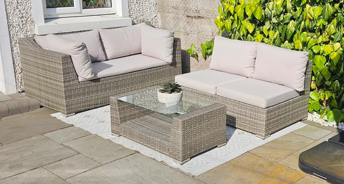 Rattan Garden Furniture Corner Set Consists - Image 1