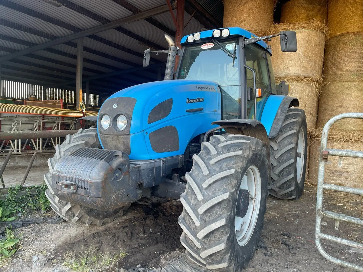 04 Landini  legend 140Techn 5000 hr original tyres - Image 1