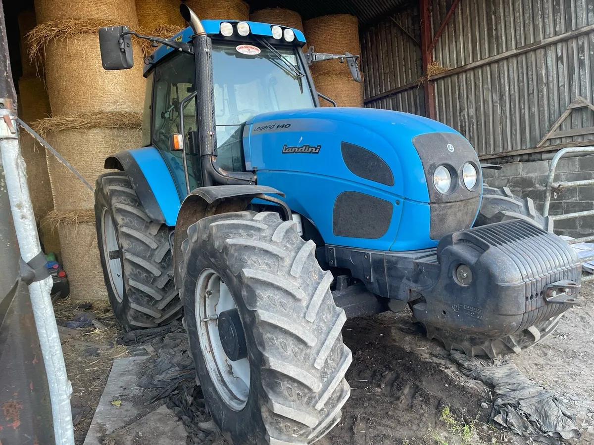 04 Landini  legend 140Techn 5000 hr original tyres - Image 2