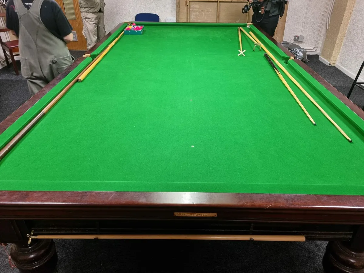 Burroughes & Watts Ltd Snooker Table (1910) - Image 2