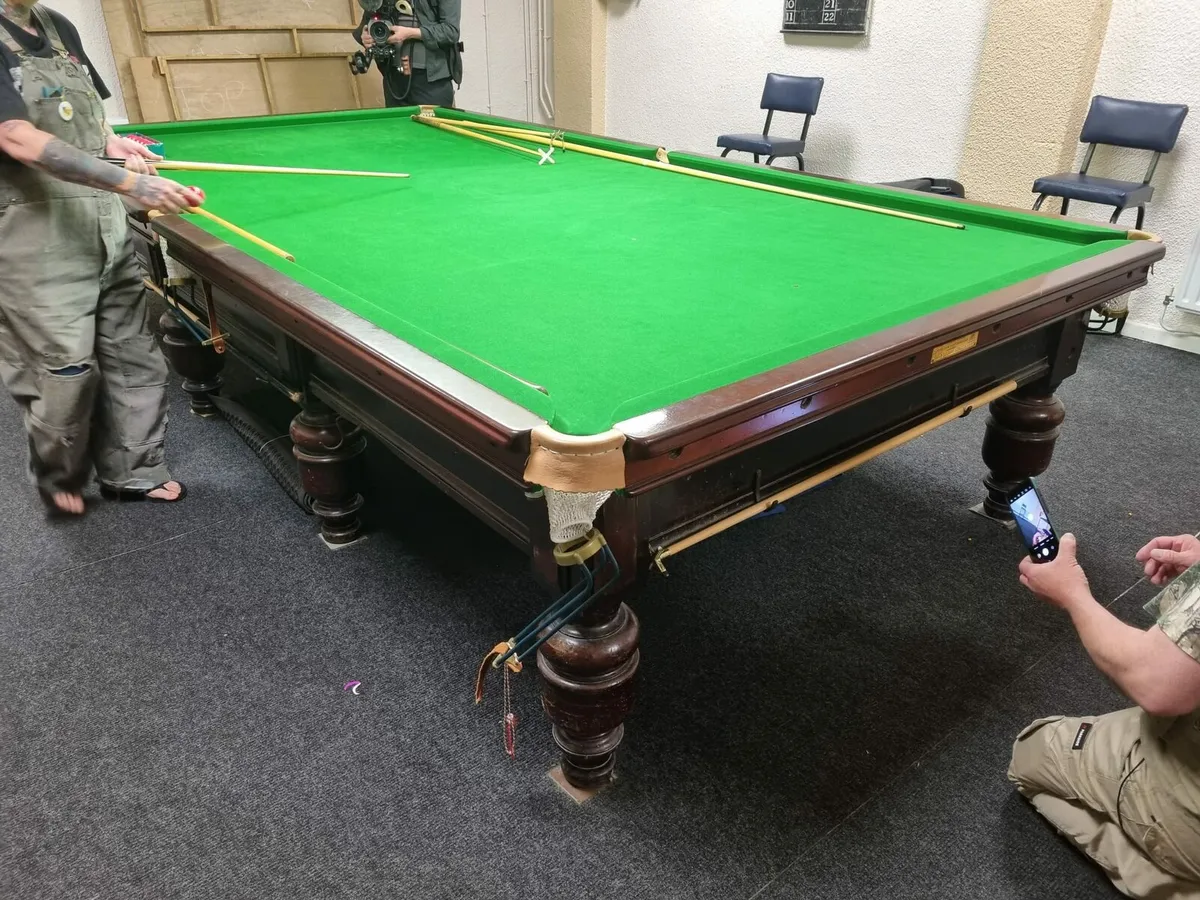 Burroughes & Watts Ltd Snooker Table (1910) - Image 3