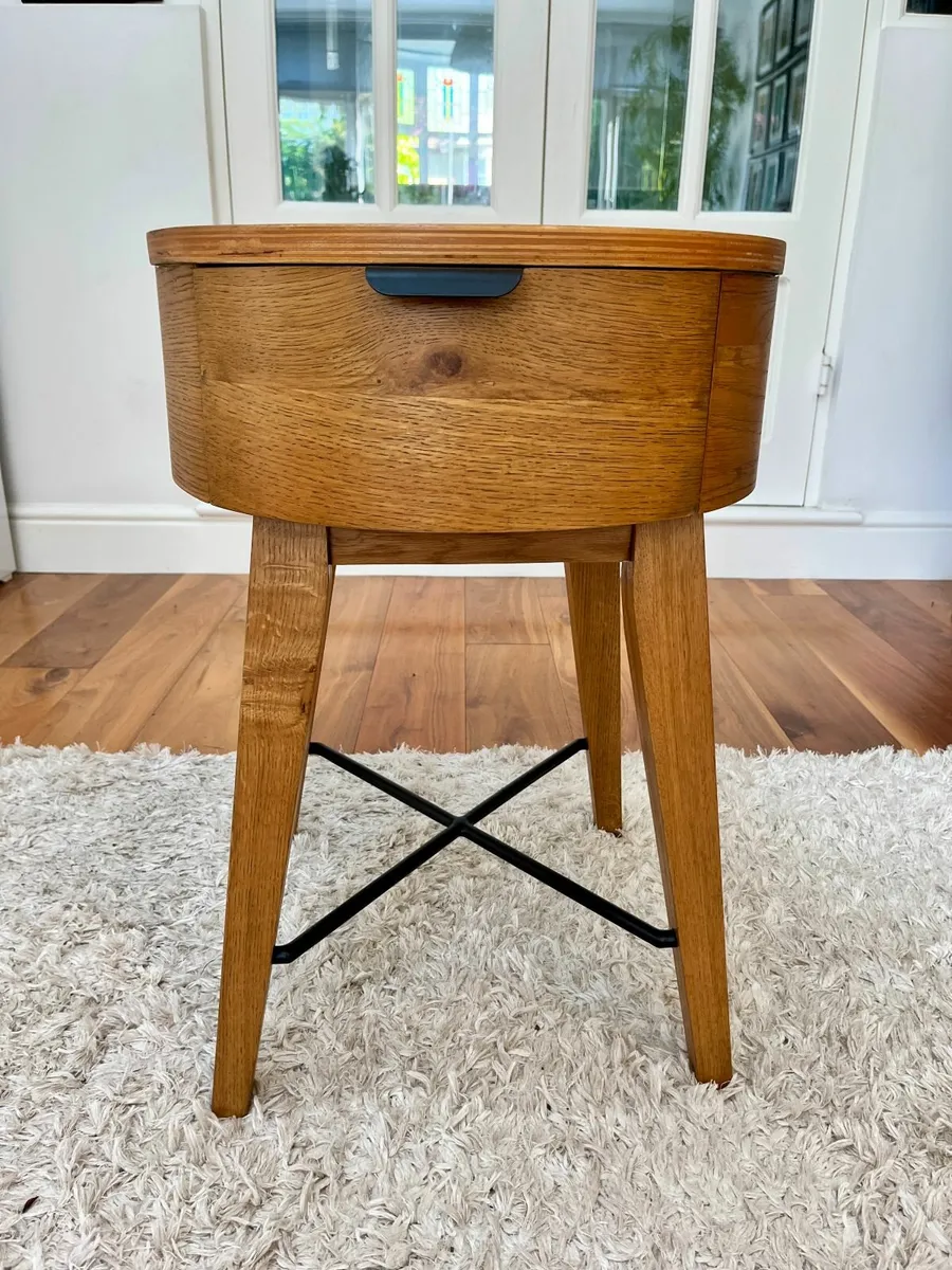 Round Bedside Locker - Image 1