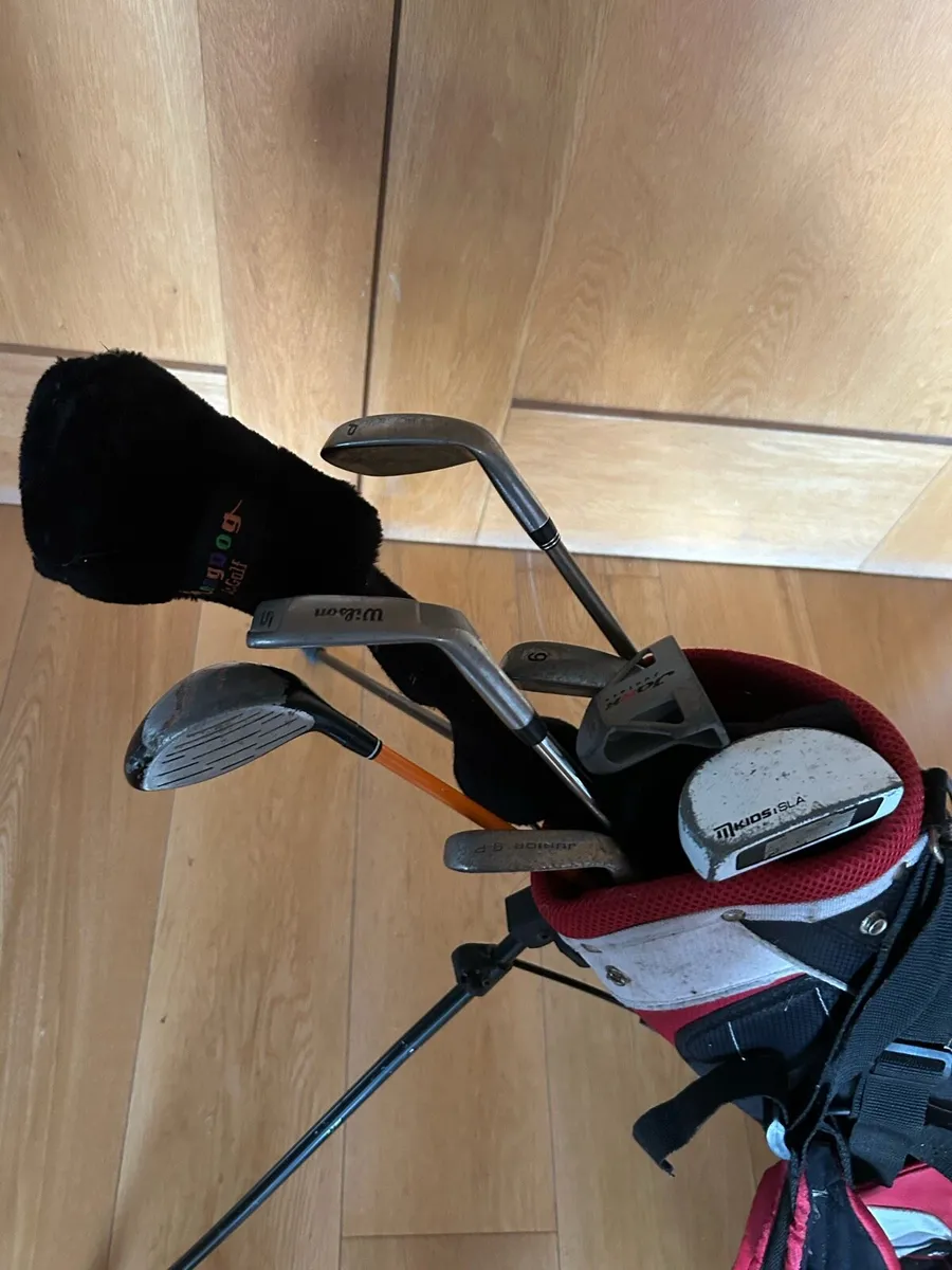 Left handed golf club set with bag - Image 3
