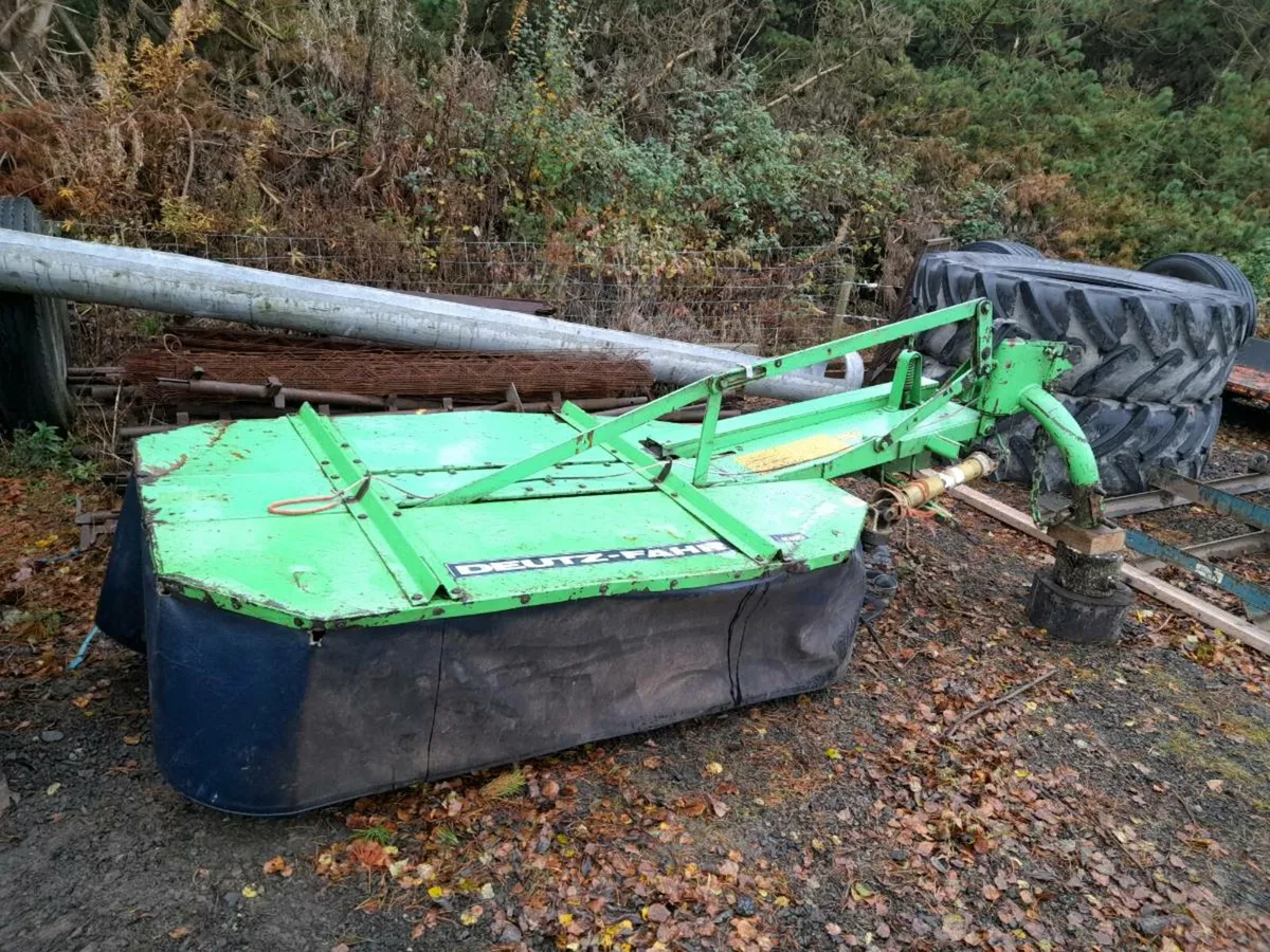 Deutz fahr 5.6 ft drum mower
