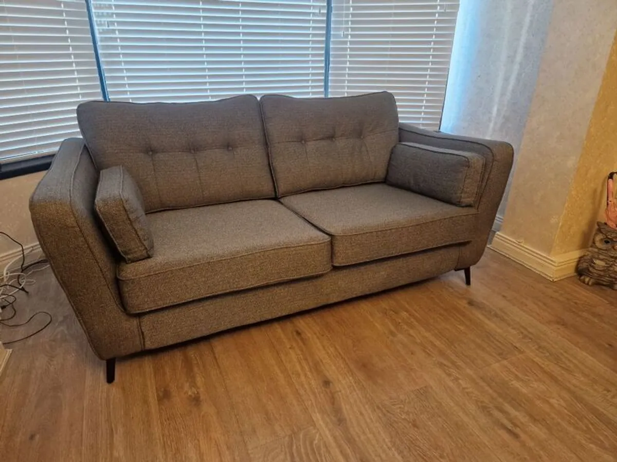 Harvey Norman Roxy 3 seater couches sofas x2 - Image 4