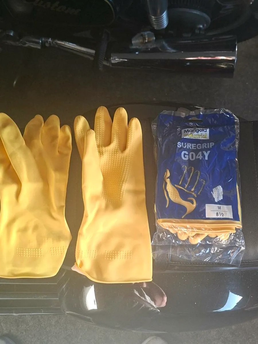 Vinyl gloves / marigold gloves / garden gloves - Image 2