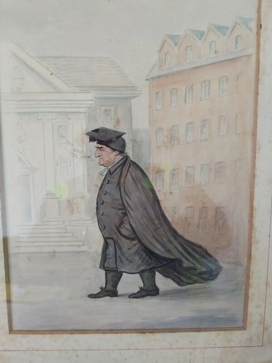 watercolour by listed Irish Artist - Image 1