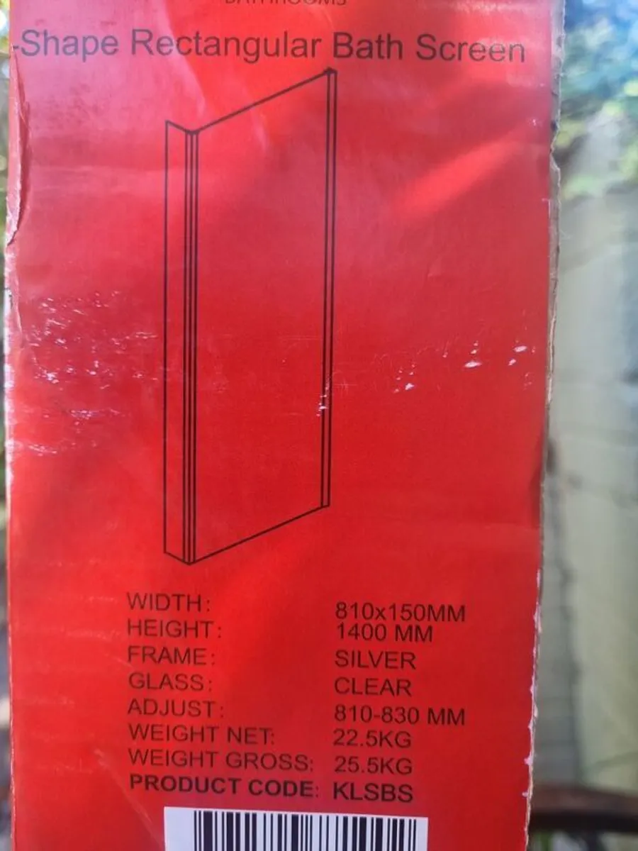 Sonas L shape Bath Screen - Image 1