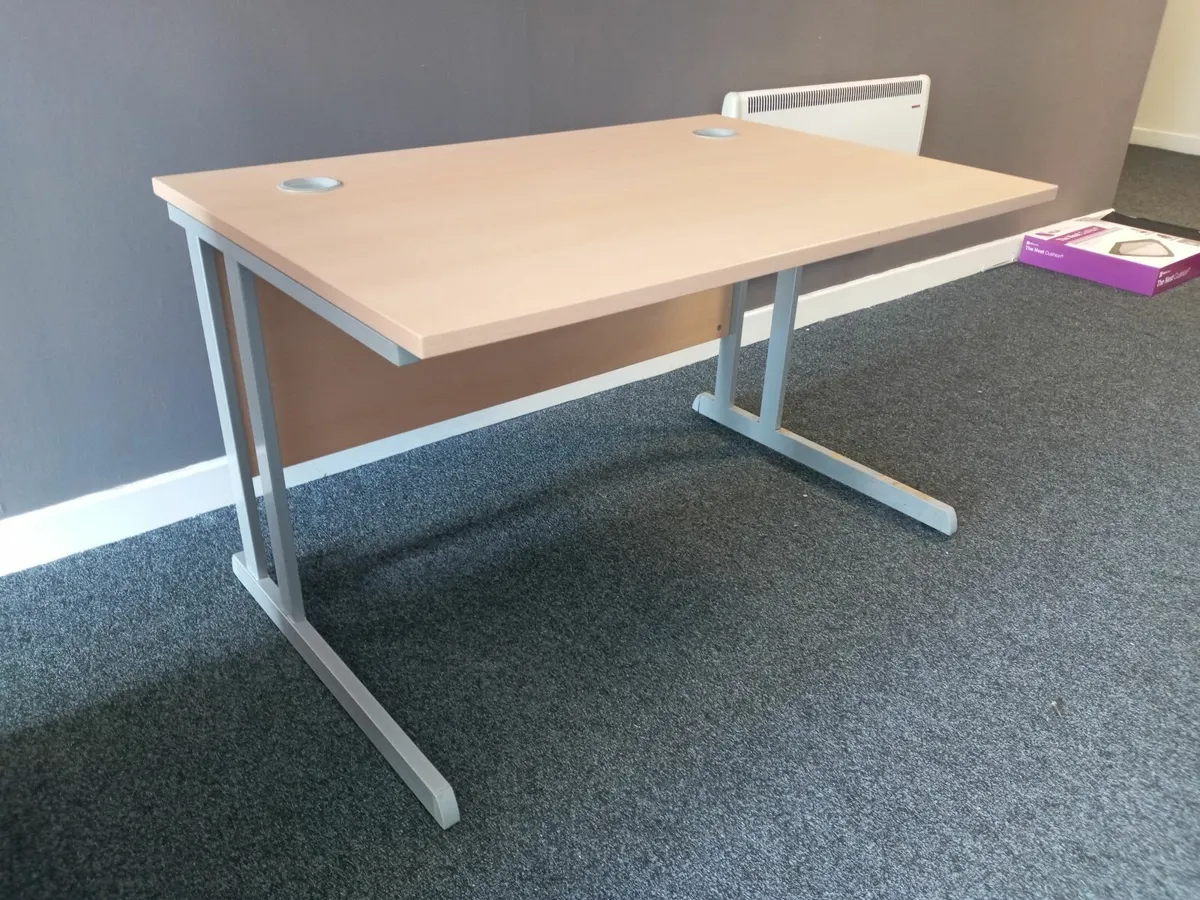 Delivery - 5 x Office Desks Good Condition - Image 1