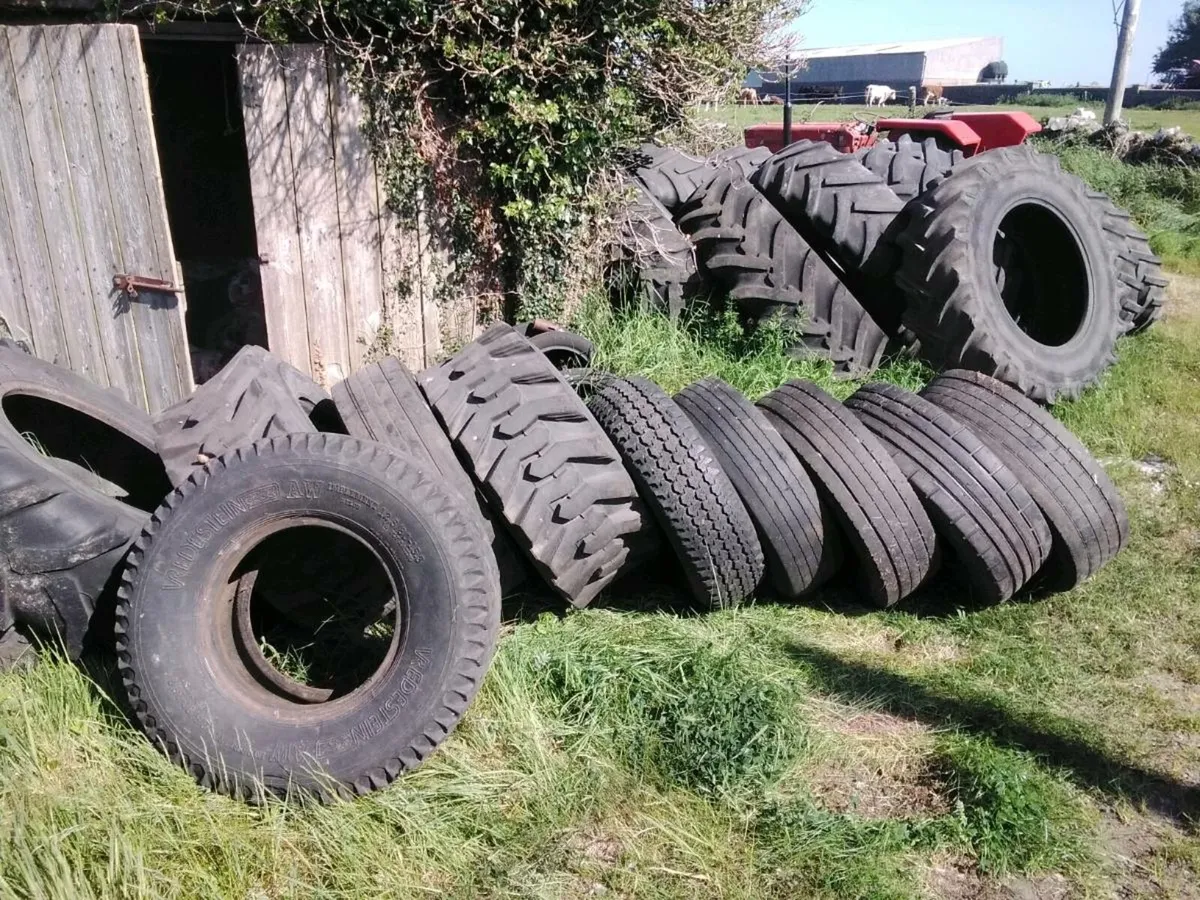 Tractor,digger,skidster,trailer,bog tyres and more - Image 1