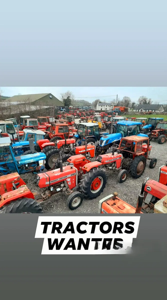 WE BUY TRACTORS