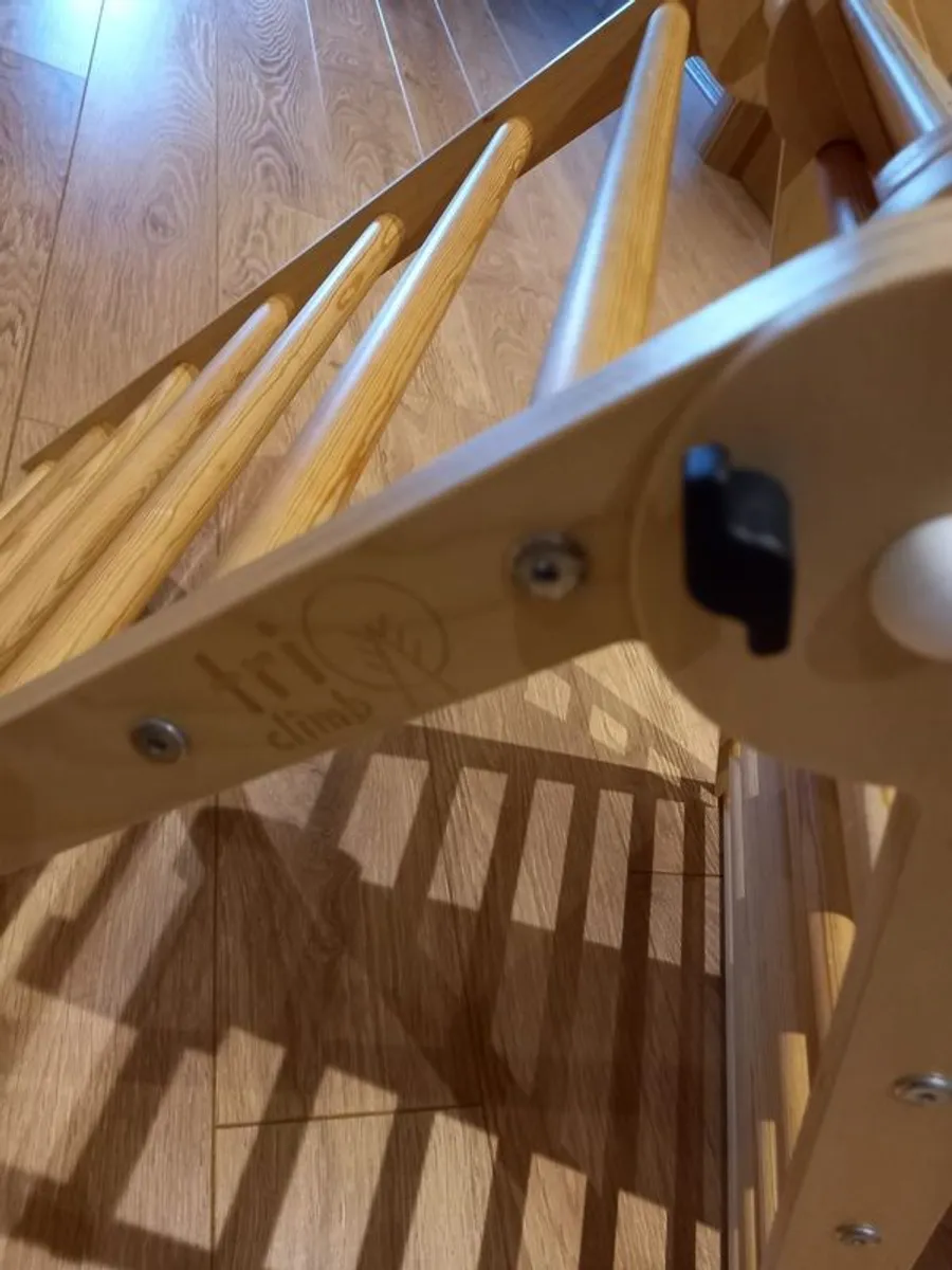 Triclimb Handmade pikler triangle and slide - Image 3