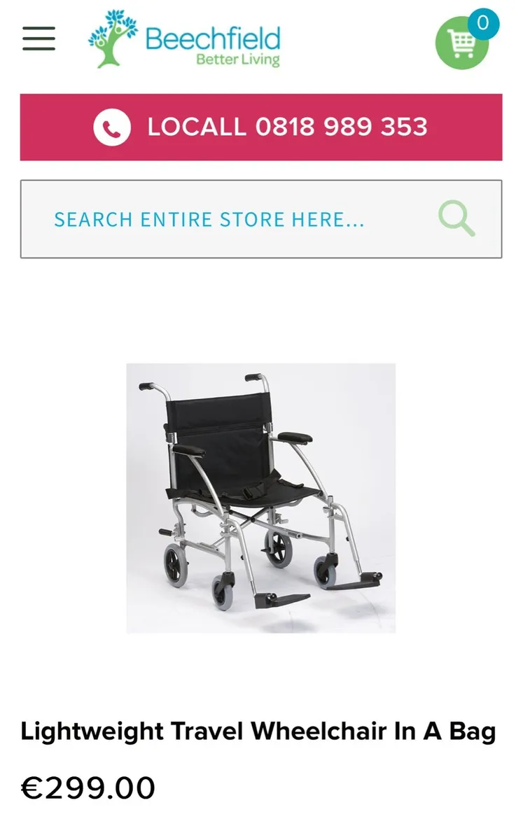 Travelite Wheelchair - Lightweight - Image 4
