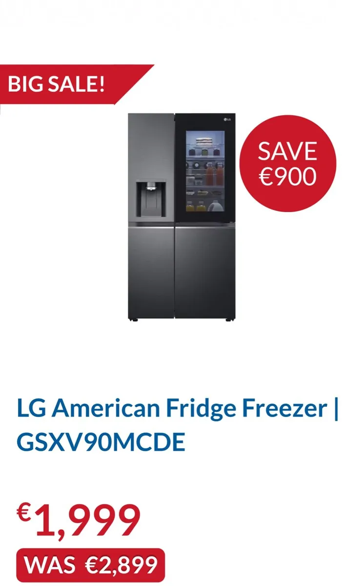 LG American Fridge Freezer - Image 1