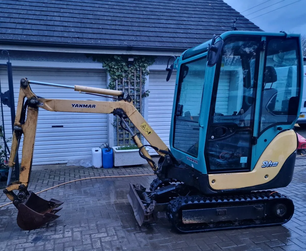 2015 Yanmar 1.8 digger 900 hours new tracks - Image 4