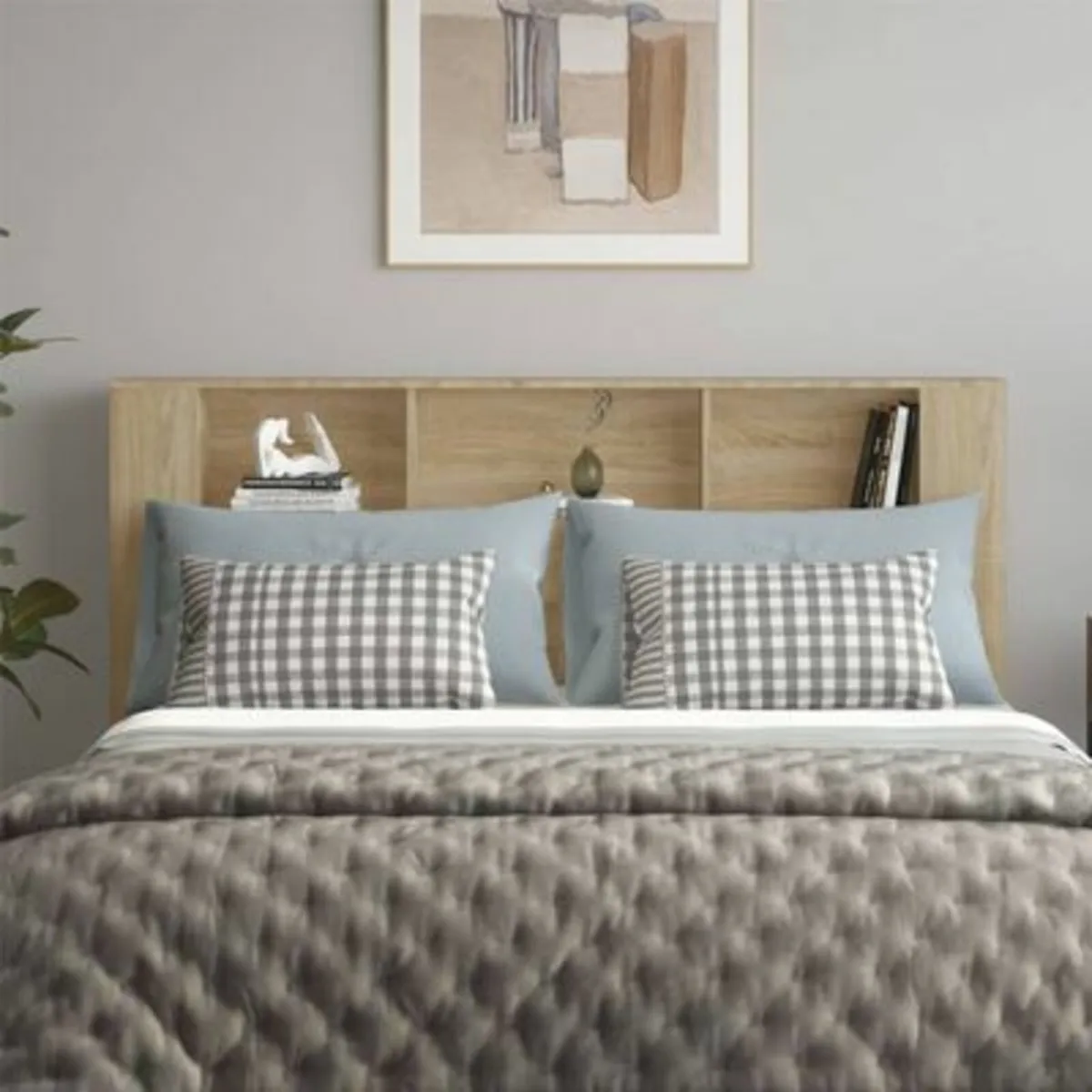 [Free P&P] New Headboard Storage Cabinet - Image 2