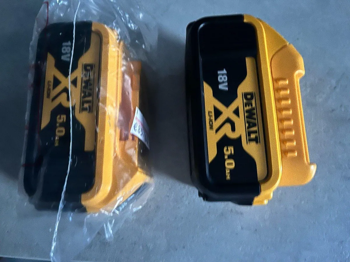 Two New DeWalt batteries - Image 1
