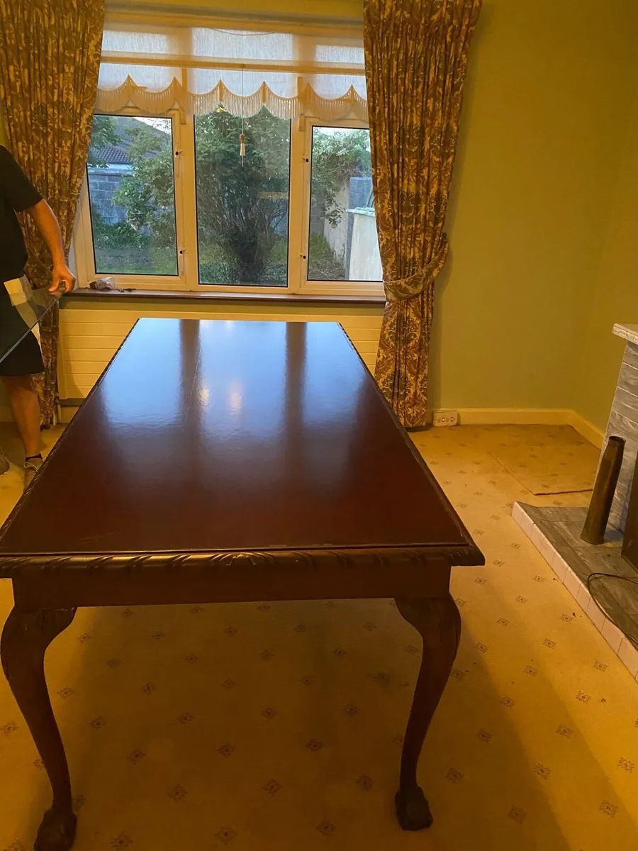 Dining Table with glass protector - Image 4