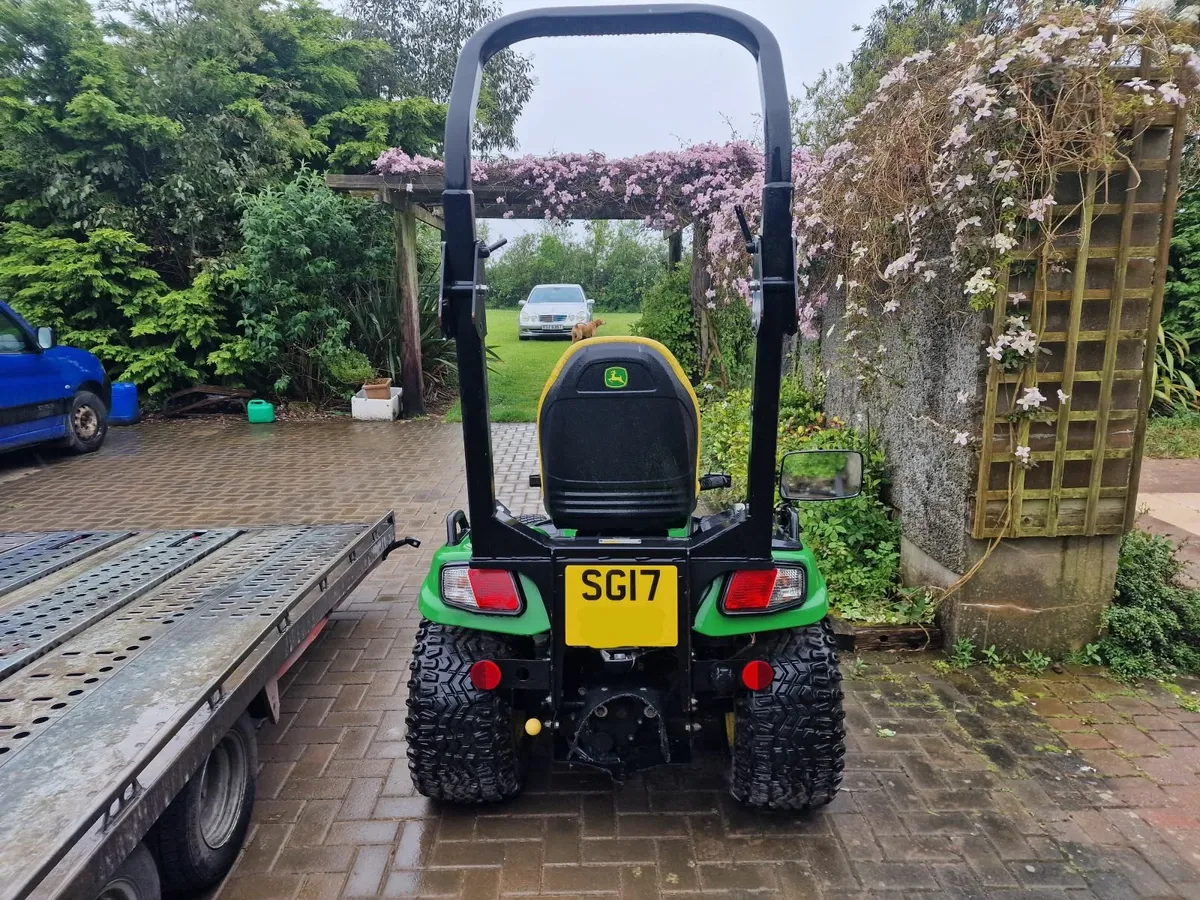 John Deere X758 ride on mower lawnmower - Image 3