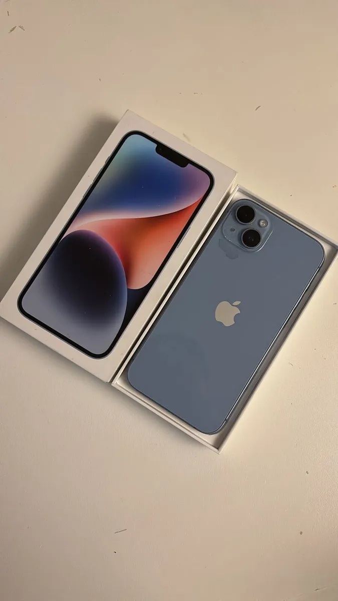 iPhone 14 Plus sim free 128GB Blue with box - Image 3