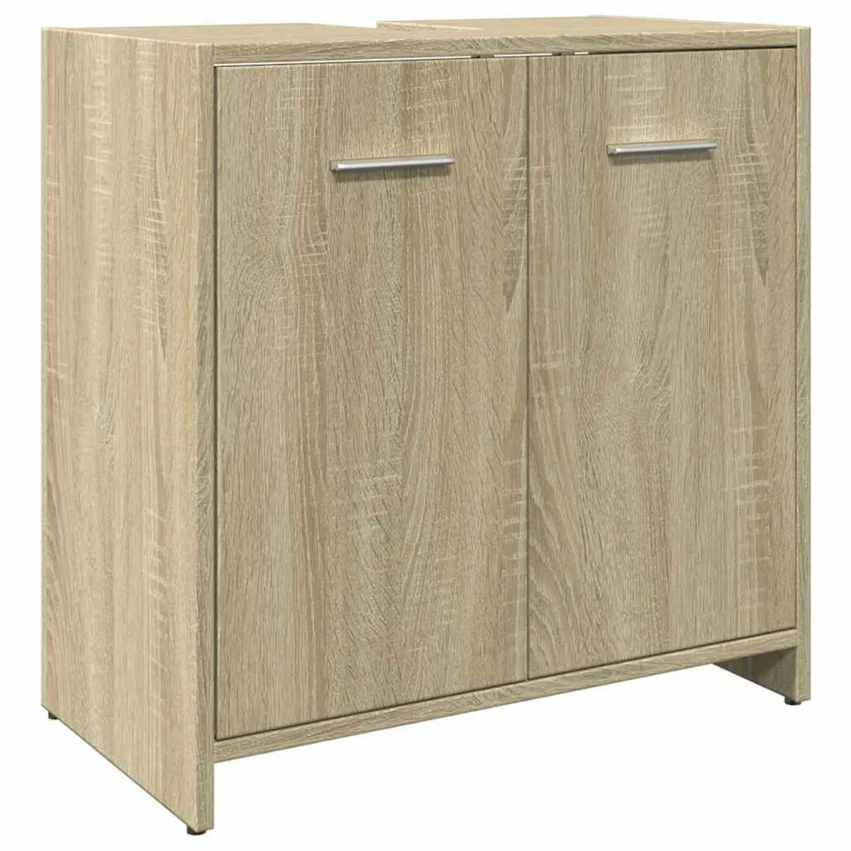 [Free P&P] New Bathroom Sink Cabinet Oak Colour - Image 2