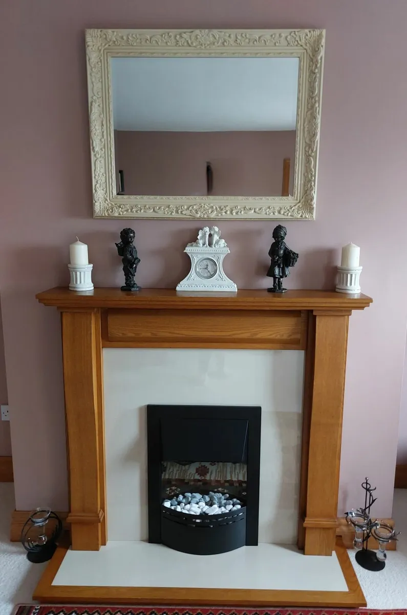 Electric fire, hearth and surround fireplace - Image 2