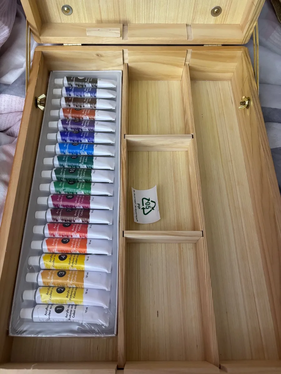 Painting easel box portable - Image 3