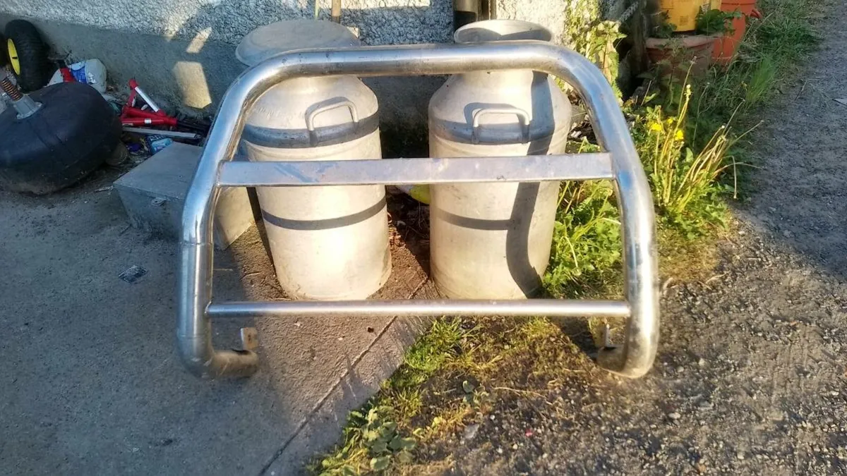 Bull bar for Toyota. Land cruiser & spare wheel - Image 2