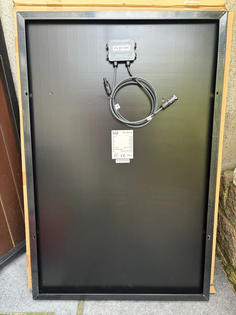 110W 12V new Solar panel with cable an controller - Image 3