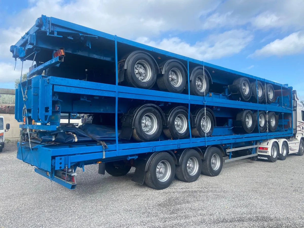 Stack of 5 x SDC Flat trailers