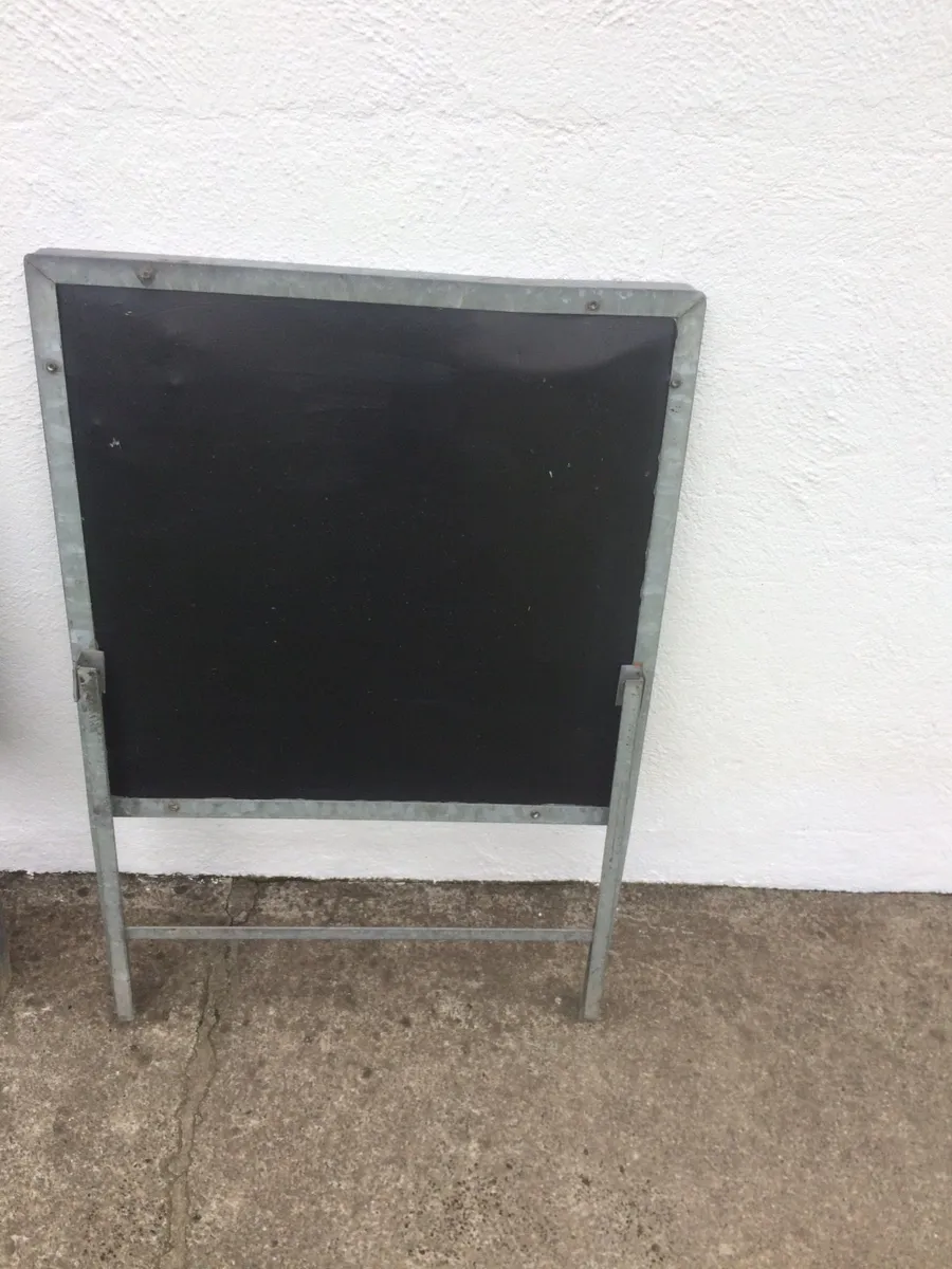 Two Galvanized Steel Farm Signs - Image 3