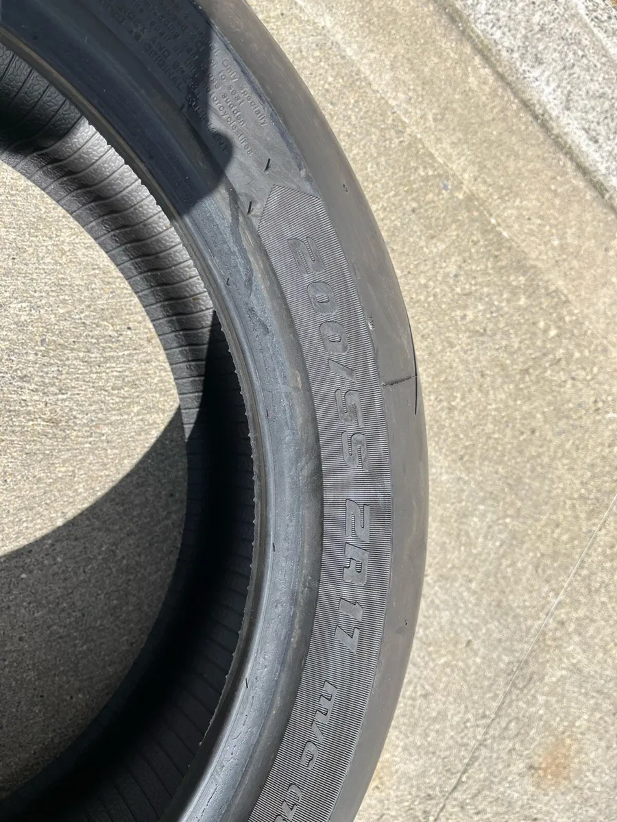 Motorbike tyres and bench - Image 2