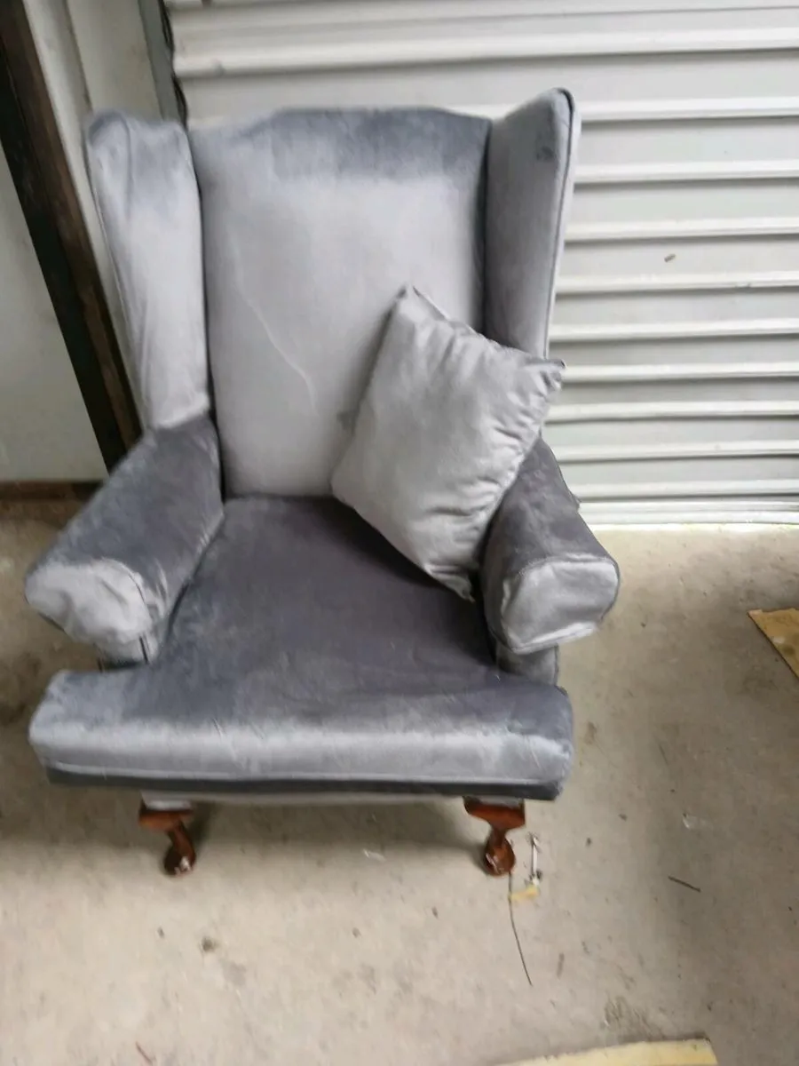 Queen Ann chear newley reupholster - Image 2