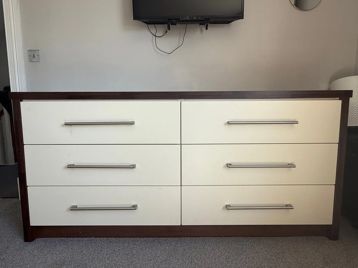 Bed Frame, Two Storage Units - Image 1