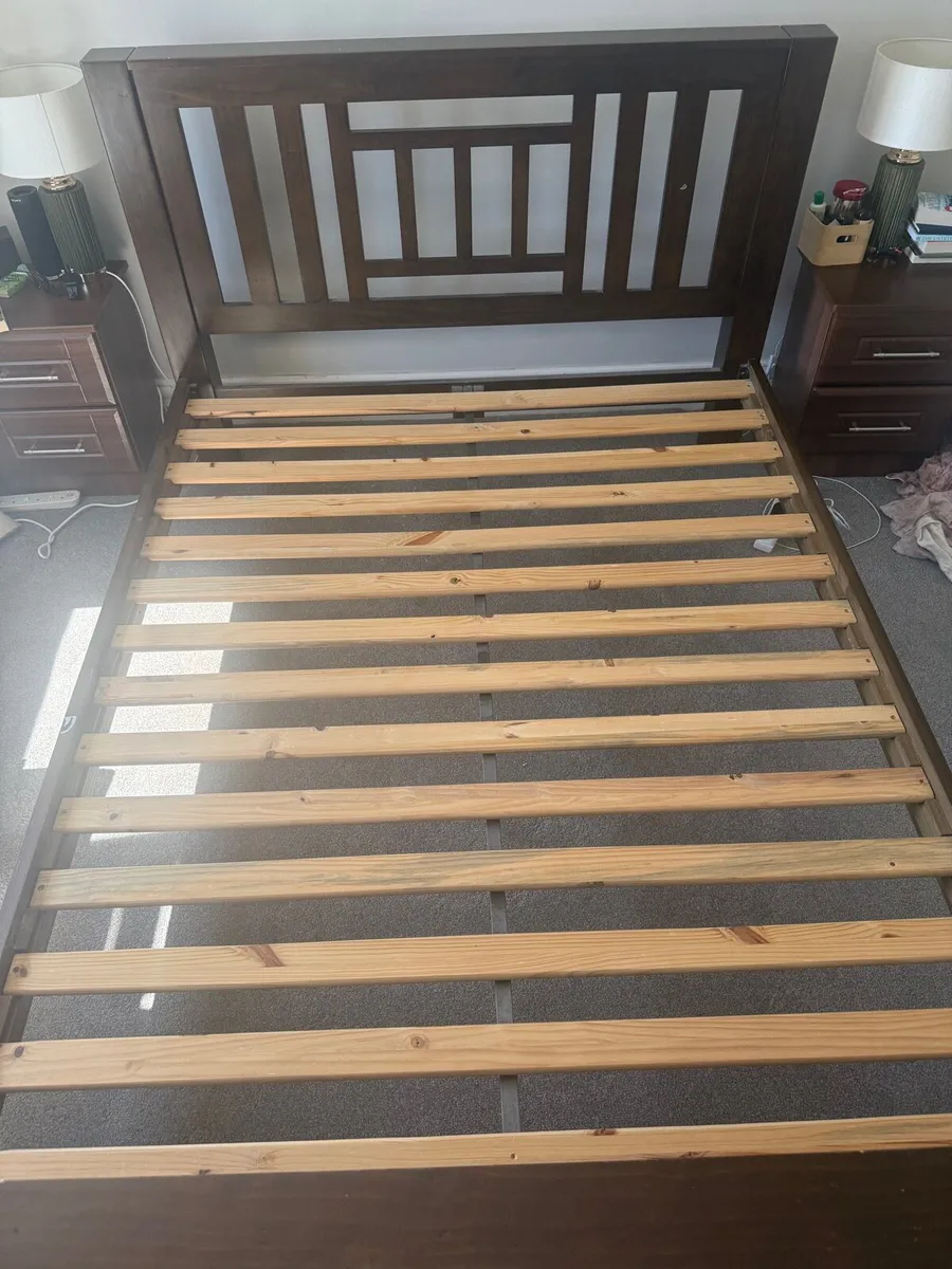 Bed Frame, Two Storage Units - Image 4